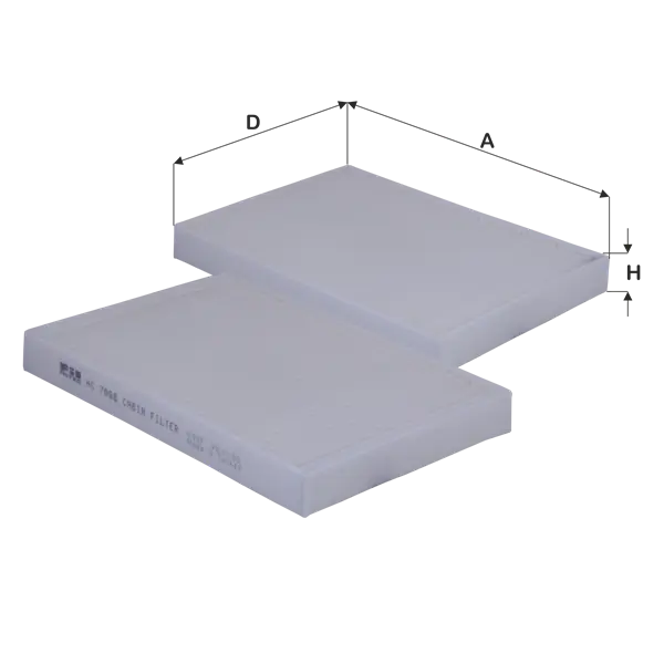 FIL FILTER szűrő, utastér levegő - HC 7008 - TothCarparts