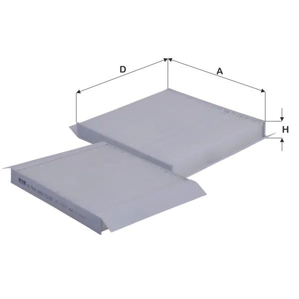 FIL FILTER szűrő, utastér levegő - HC 7009 - TothCarparts