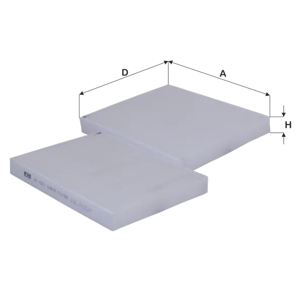 FIL FILTER szűrő, utastér levegő - HC 7071 - TothCarparts
