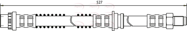 APEC fékcső - HOS3305 - TothCarparts