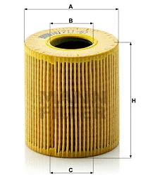 MANN-FILTER olajszűrő - HU 711/51 x - TothCarparts