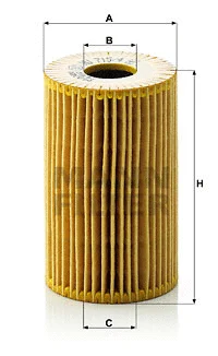 MANN-FILTER olajszűrő - HU 715/4 x - TothCarparts