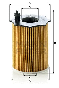 MANN-FILTER olajszűrő - HU 716/2 x - TothCarparts