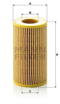 MANN-FILTER olajszűrő - HU 718/1 k - TothCarparts