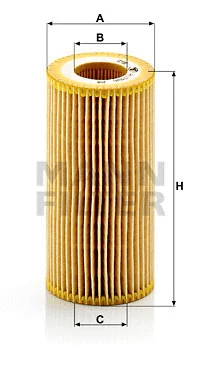 MANN-FILTER olajszűrő - HU 719/6 x - TothCarparts