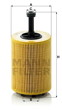 MANN-FILTER olajszűrő - HU 719/7 x - TothCarparts