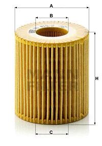 MANN-FILTER olajszűrő - HU 815/2 x - TothCarparts