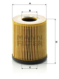 MANN-FILTER olajszűrő - HU 816/2 x - TothCarparts