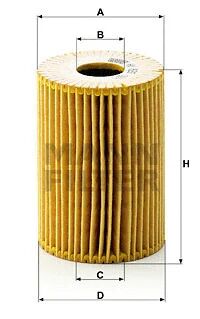 MANN-FILTER olajszűrő - HU 825 x - TothCarparts