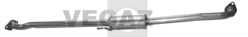 VEGAZ GmbH középső hangtompító - HUS-236 - TothCarparts