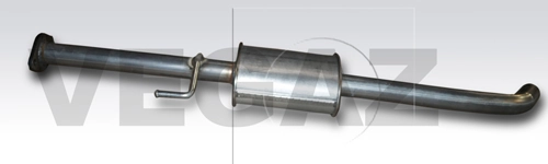 VEGAZ GmbH középső hangtompító - HUS-257 - TothCarparts