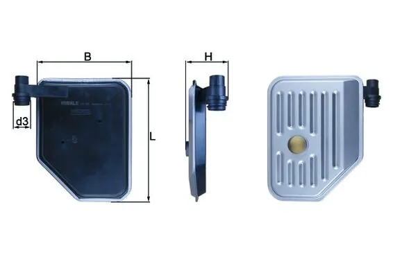 KNECHT Hidraulikus szűrő, automata sebességváltó - HX 156 - TothCarparts