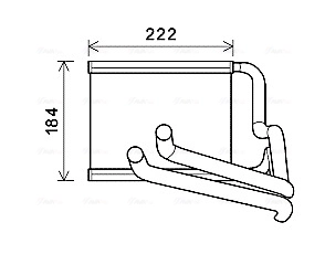 AVA Clever Choice Hőcserélő, belső tér fűtés - HY6236 - TothCarparts