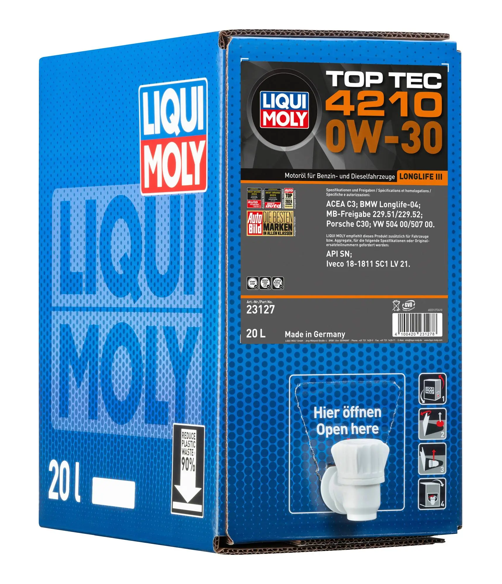 LIQUI MOLY motorolaj - 23127 - TothCarparts