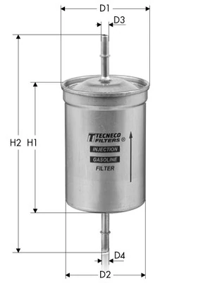 TECNECO FILTERS Üzemanyagszűrő - IN70 - TothCarparts