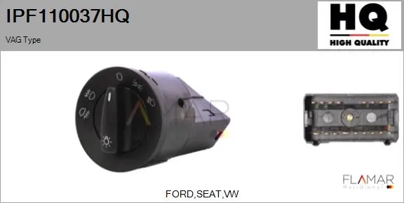 FLAMAR kapcsoló, főfényszóró - IPF110037HQ - TothCarparts