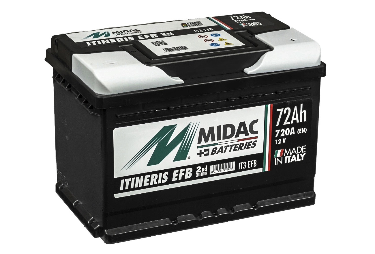 MIDAC S.p.A. Indító akkumulátor - IT3 EFB - TothCarparts