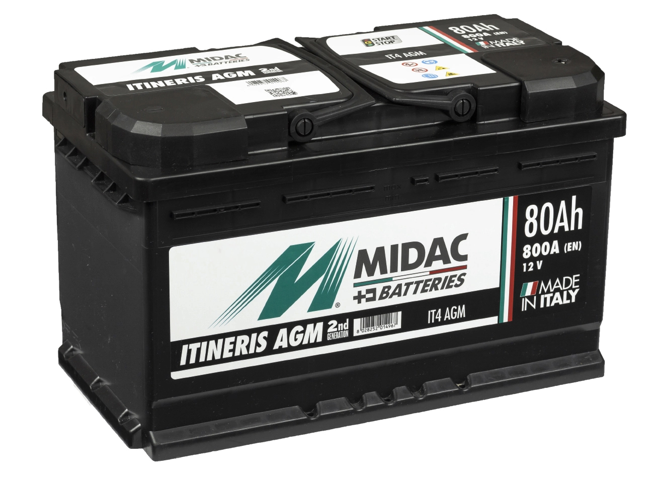 MIDAC S.p.A. Indító akkumulátor - IT4 AGM - TothCarparts