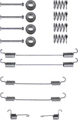 PAGID tartozékkészlet, fékpofa - X0087N - TothCarparts