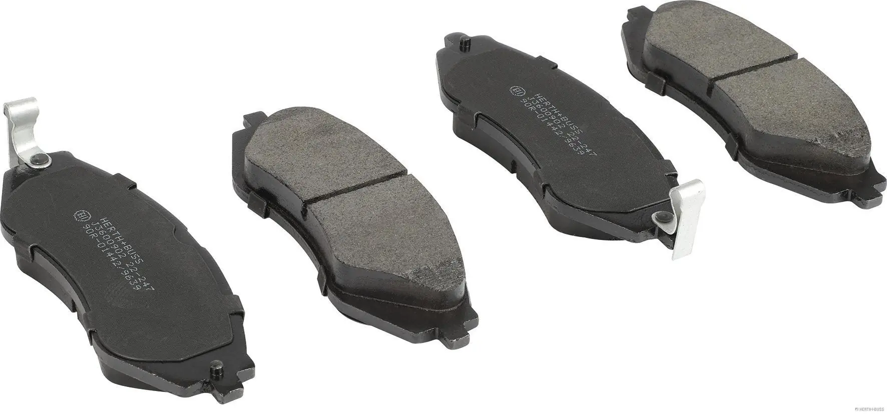 HERTH+BUSS JAKOPARTS fékbetétkészlet, tárcsafék - J3600902 - TothCarparts
