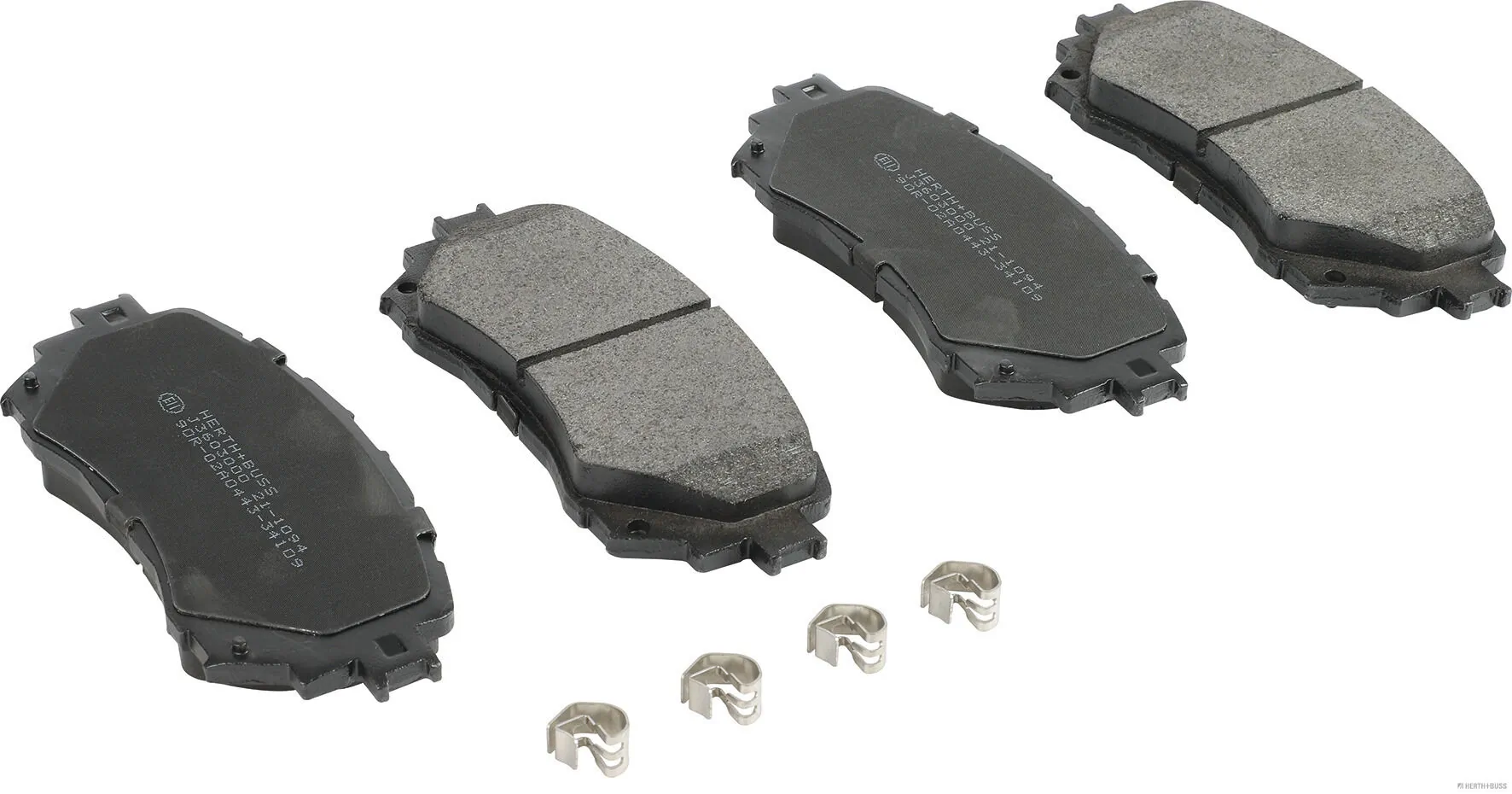 HERTH+BUSS JAKOPARTS fékbetétkészlet, tárcsafék - J3603000 - TothCarparts