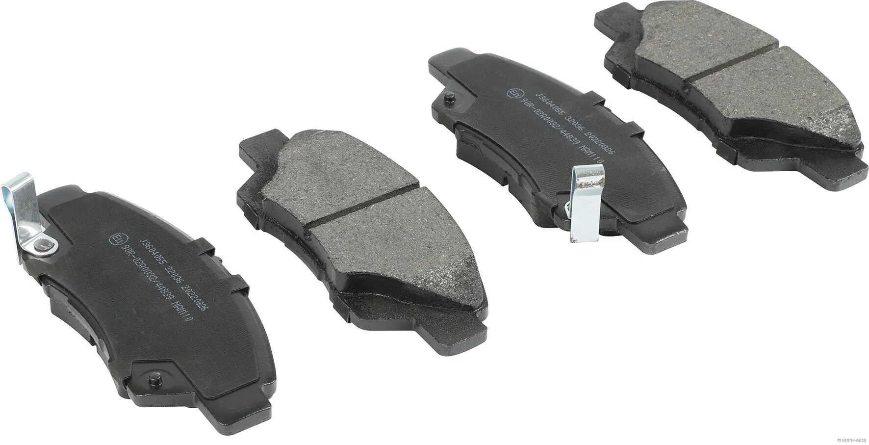 HERTH+BUSS JAKOPARTS fékbetétkészlet, tárcsafék - J3604055 - TothCarparts
