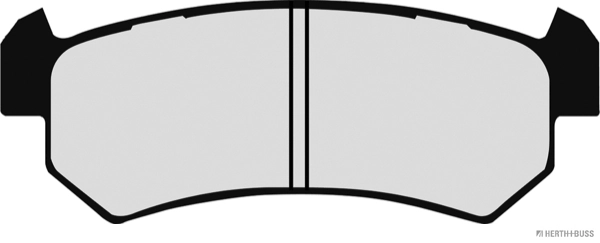 HERTH+BUSS JAKOPARTS fékbetétkészlet, tárcsafék - J3610903 - TothCarparts
