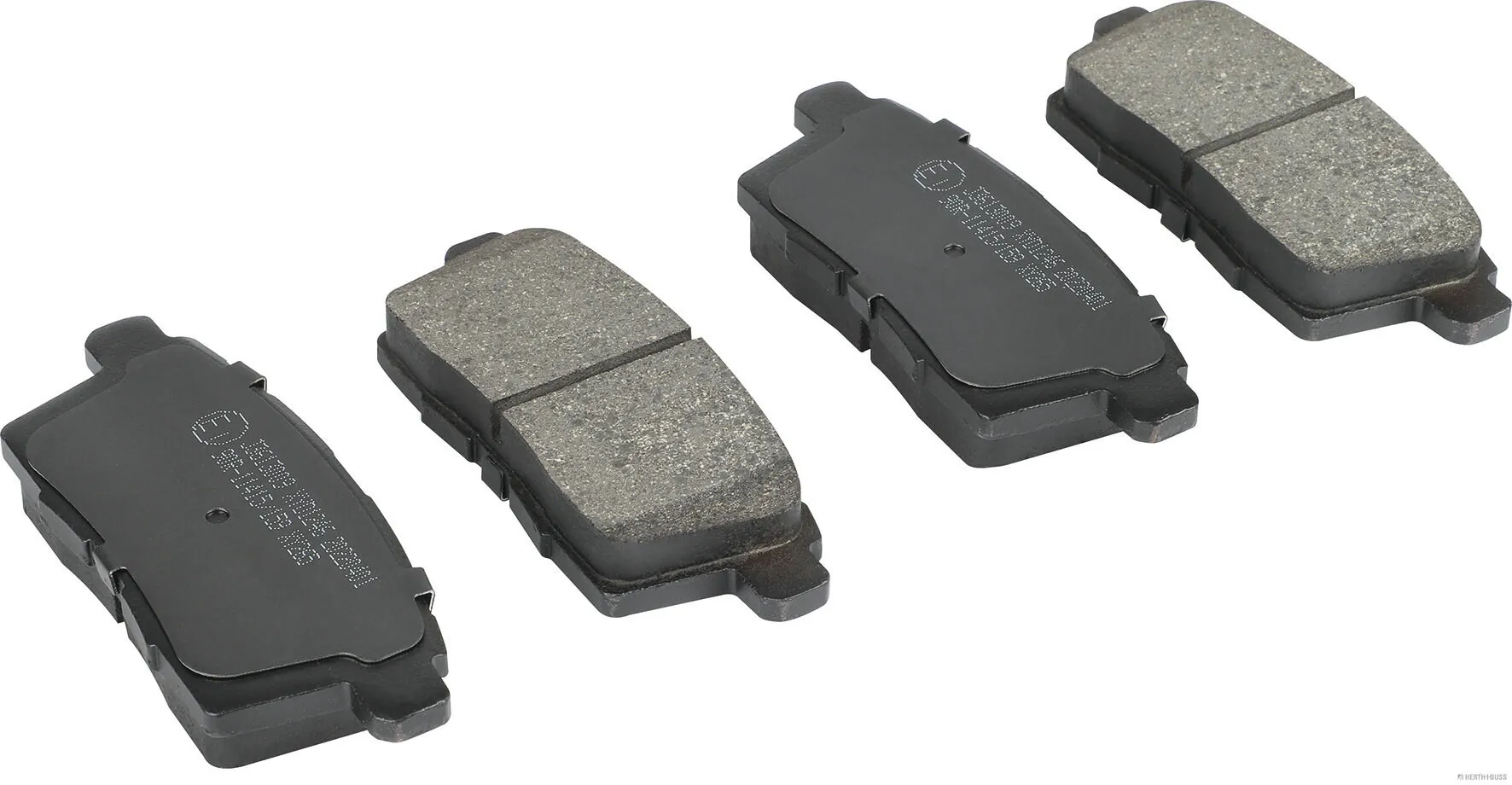 HERTH+BUSS JAKOPARTS fékbetétkészlet, tárcsafék - J3613009 - TothCarparts