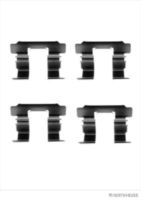 HERTH+BUSS JAKOPARTS tartozékkészlet, tárcsafékbetét - J3661013 - TothCarparts