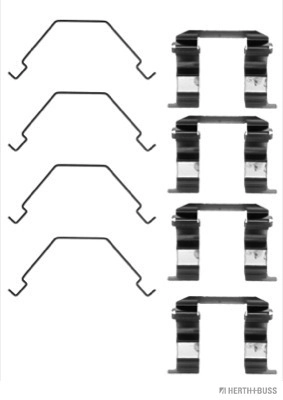 HERTH+BUSS JAKOPARTS tartozékkészlet, tárcsafékbetét - J3663007 - TothCarparts