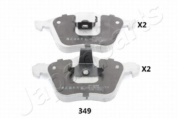 PEMEBLA fékbetétkészlet, tárcsafék - JAPPA-349AF - TothCarparts