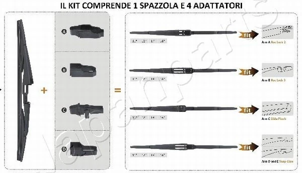 PEMEBLA törlőlapát - JAPSS-X40R - TothCarparts