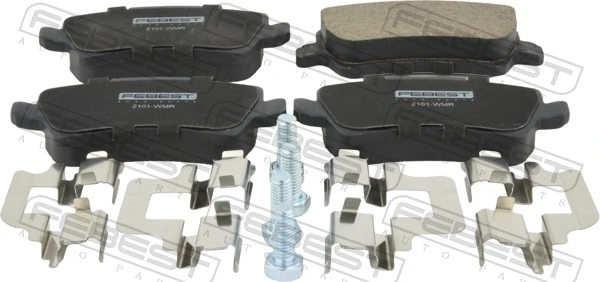 FEBEST fékbetétkészlet, tárcsafék - 2101-WMR - TothCarparts