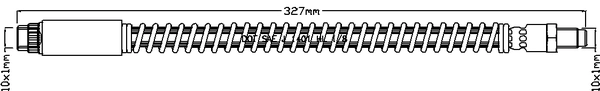 JURATEK fékcső - JBH1026 - TothCarparts