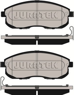 JURATEK fékbetétkészlet, tárcsafék - JCP090 - TothCarparts