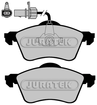 JURATEK fékbetétkészlet, tárcsafék - JCP1518 - TothCarparts