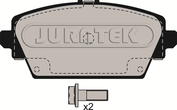 JURATEK fékbetétkészlet, tárcsafék - JCP1580 - TothCarparts
