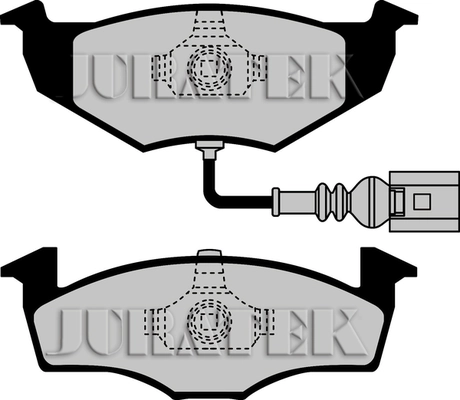 JURATEK fékbetétkészlet, tárcsafék - JCP1634 - TothCarparts