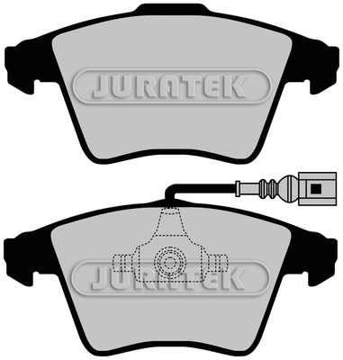 JURATEK fékbetétkészlet, tárcsafék - JCP1642 - TothCarparts