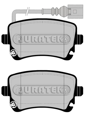 JURATEK fékbetétkészlet, tárcsafék - JCP1644 - TothCarparts