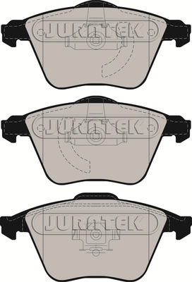 JURATEK fékbetétkészlet, tárcsafék - JCP1706 - TothCarparts