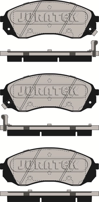 JURATEK fékbetétkészlet, tárcsafék - JCP186 - TothCarparts