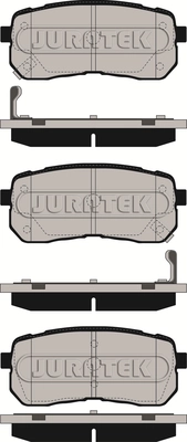 JURATEK fékbetétkészlet, tárcsafék - JCP187 - TothCarparts