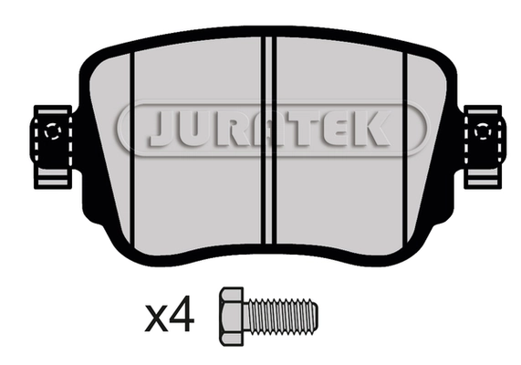 JURATEK fékbetétkészlet, tárcsafék - JCP4485 - TothCarparts