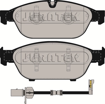 JURATEK fékbetétkészlet, tárcsafék - JCP8001 - TothCarparts