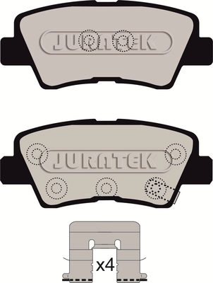 JURATEK fékbetétkészlet, tárcsafék - JCP8083 - TothCarparts