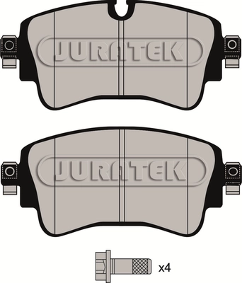 JURATEK fékbetétkészlet, tárcsafék - JCP8164 - TothCarparts