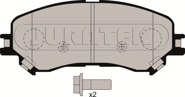 JURATEK fékbetétkészlet, tárcsafék - JCP8216 - TothCarparts