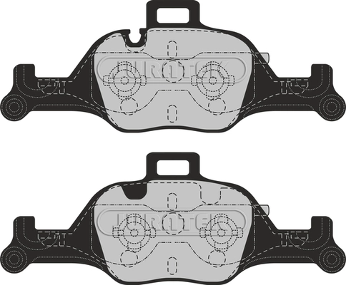 JURATEK fékbetétkészlet, tárcsafék - JCP8252 - TothCarparts