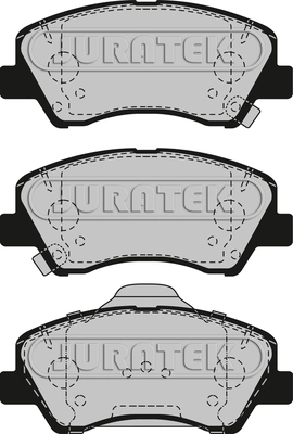 JURATEK fékbetétkészlet, tárcsafék - JCP8272 - TothCarparts